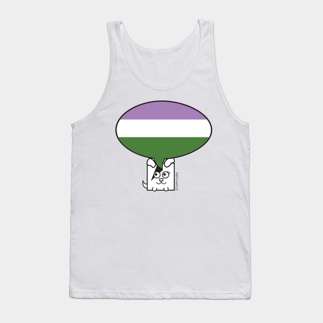 Proud to be GenderQueer Tank Top by gallerynadine